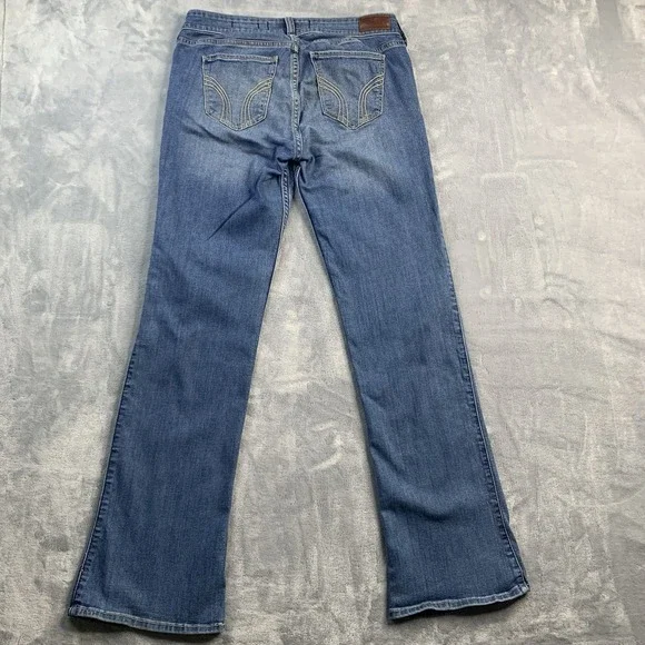 Hollister Jeans Women's 11R 30x32 Low Rise Super Skinny Denim Stretch Distressed - Picture 8 of 10